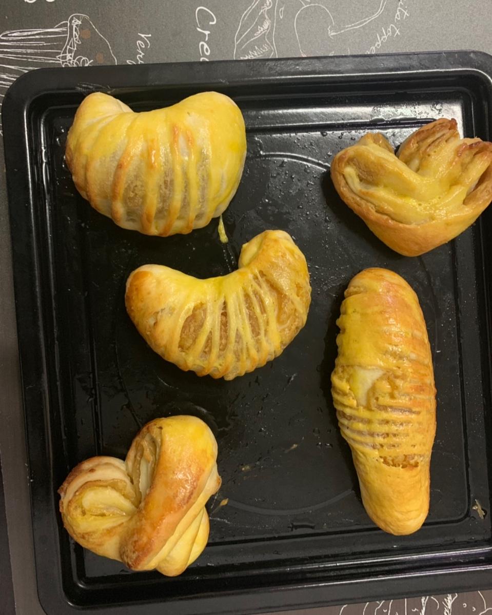 豆沙面包|包含5种整形方法|干货篇
