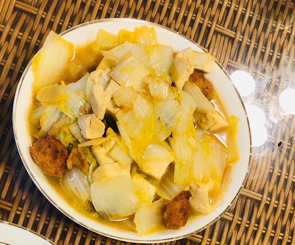 白菜炖豆腐