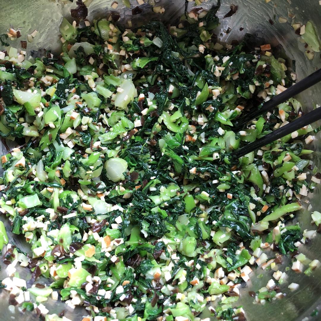 grace周做的青菜馅包子馅