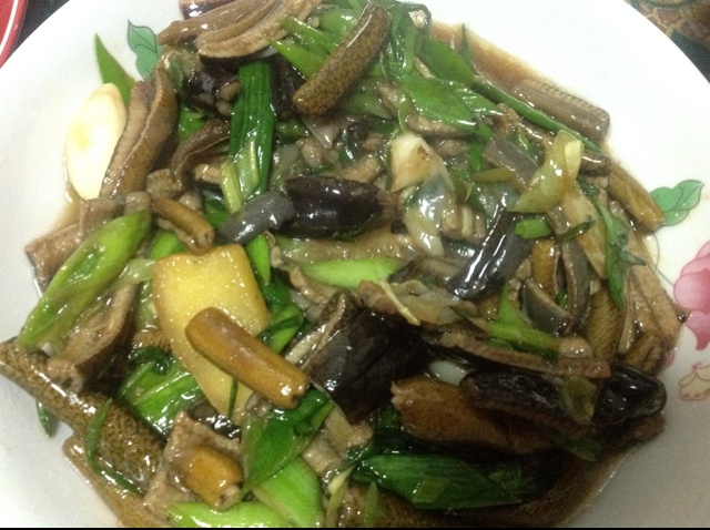 青椒炒鳝鱼（酱香）