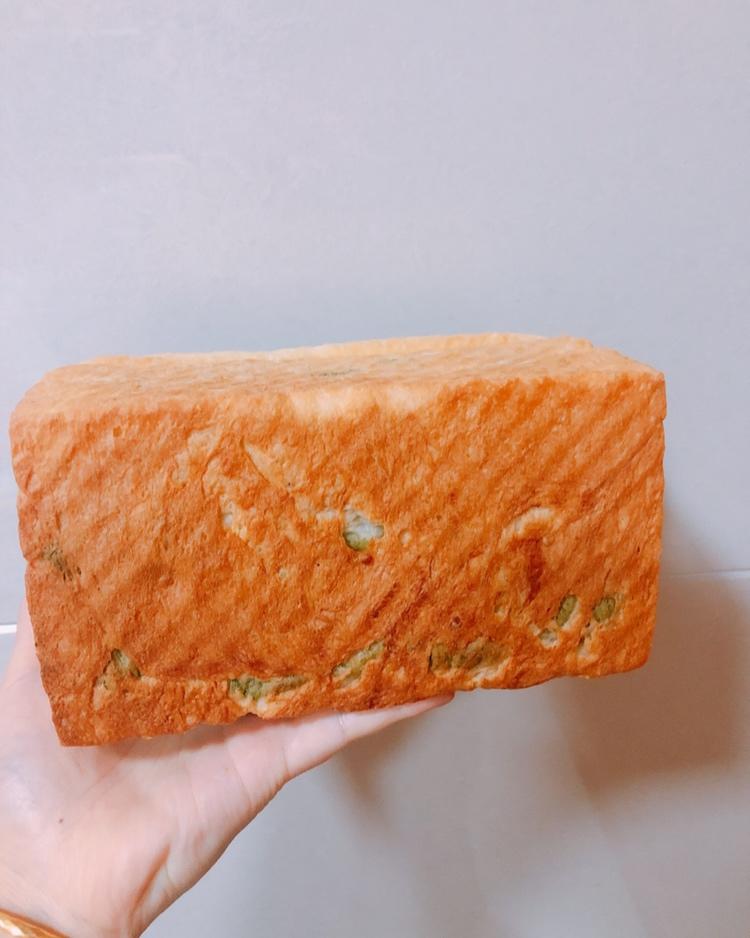 抹茶蜜豆吐司