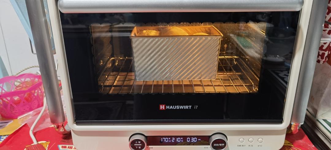 （免揉面）鲜奶拉丝吐司的做法 步骤11