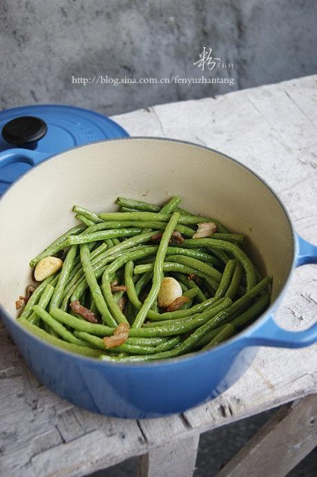 大盘长豆角的做法