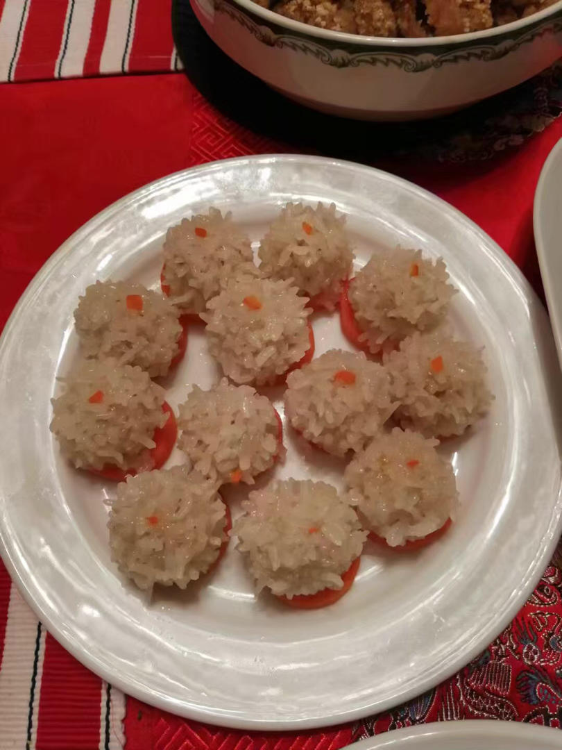 蒸糯米丸子