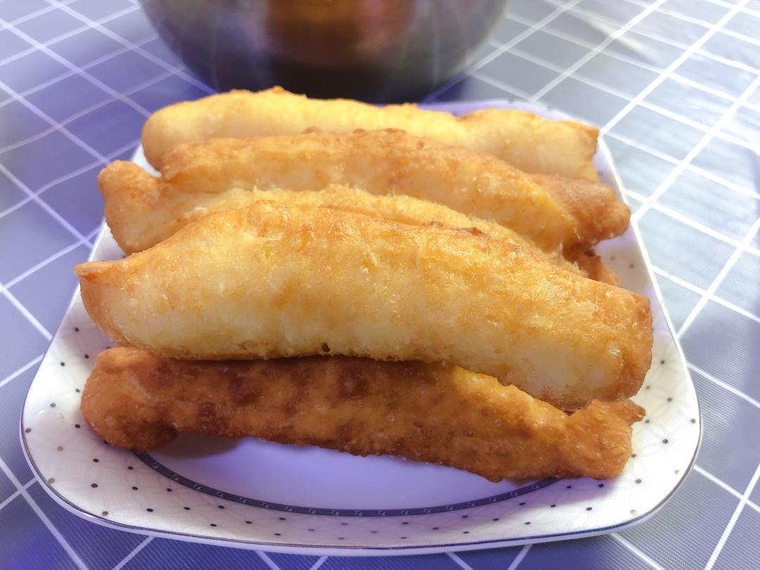 自制无泡打粉油条