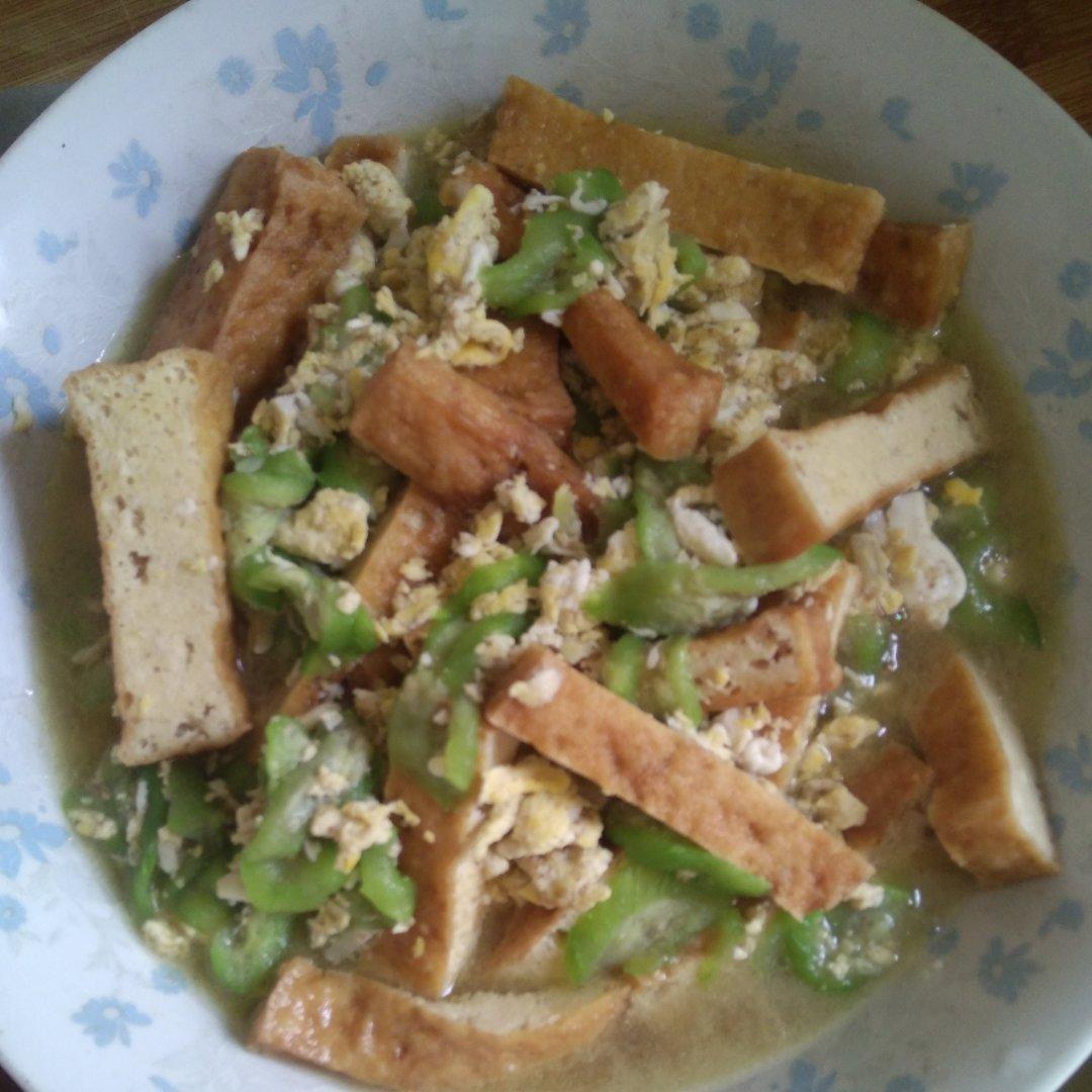 丝瓜豆腐炒鸡蛋