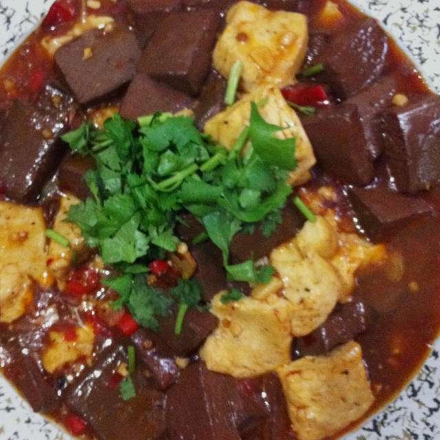 鸳鸯豆腐——口感滑嫩，味道超好哦
