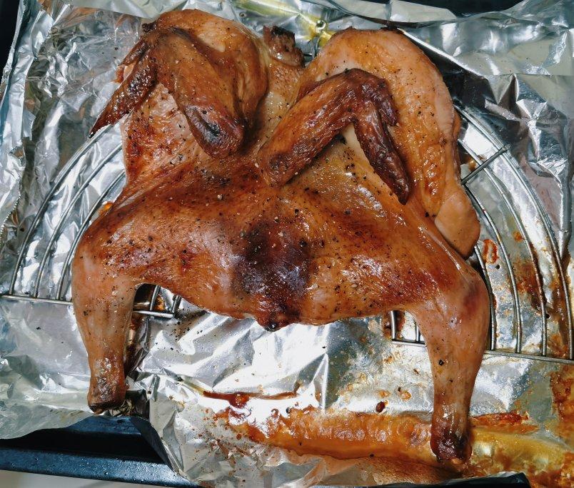 不用提前腌制超级简单的脆皮烤鸡