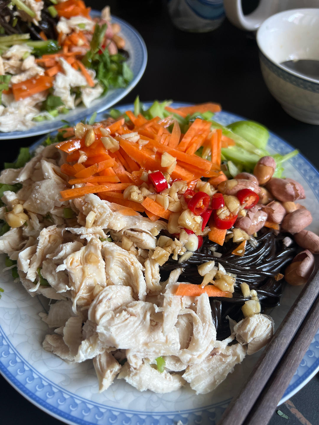 泰式柠檬鸡拌面