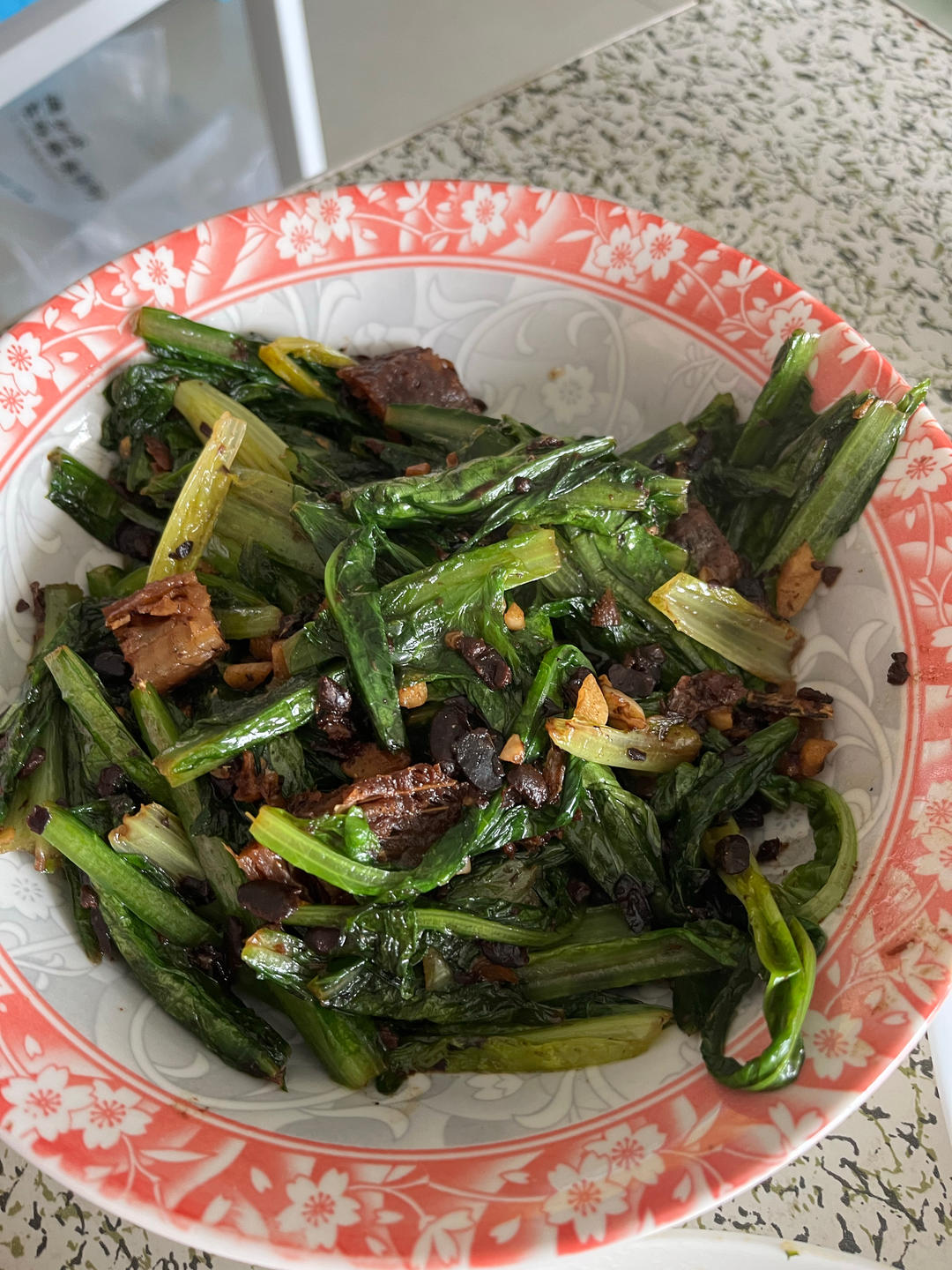 豆豉鲮鱼油麦菜