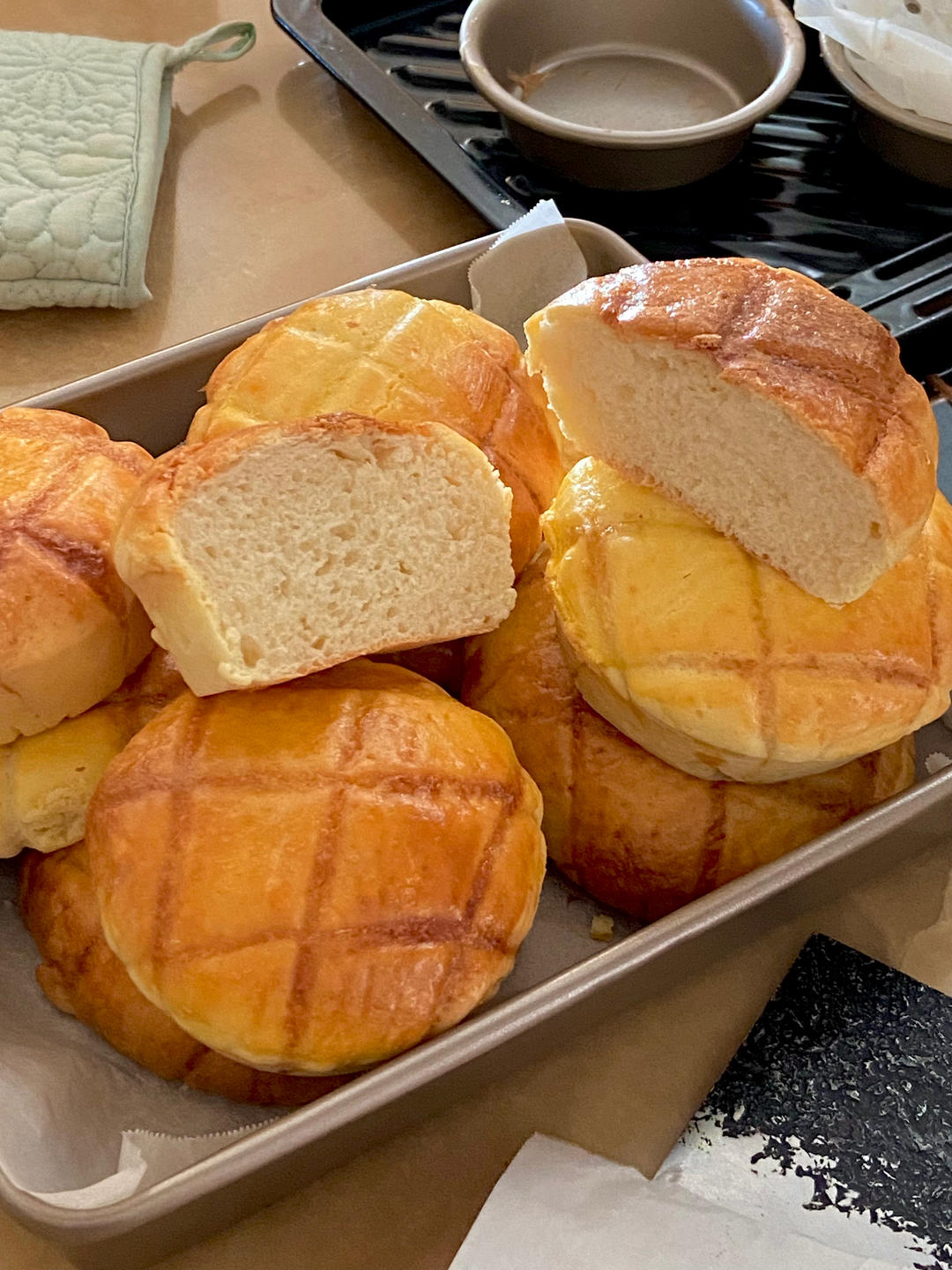 超级经典｜港式｜酥皮菠萝包｜冰火菠萝油｜永不下架的面包