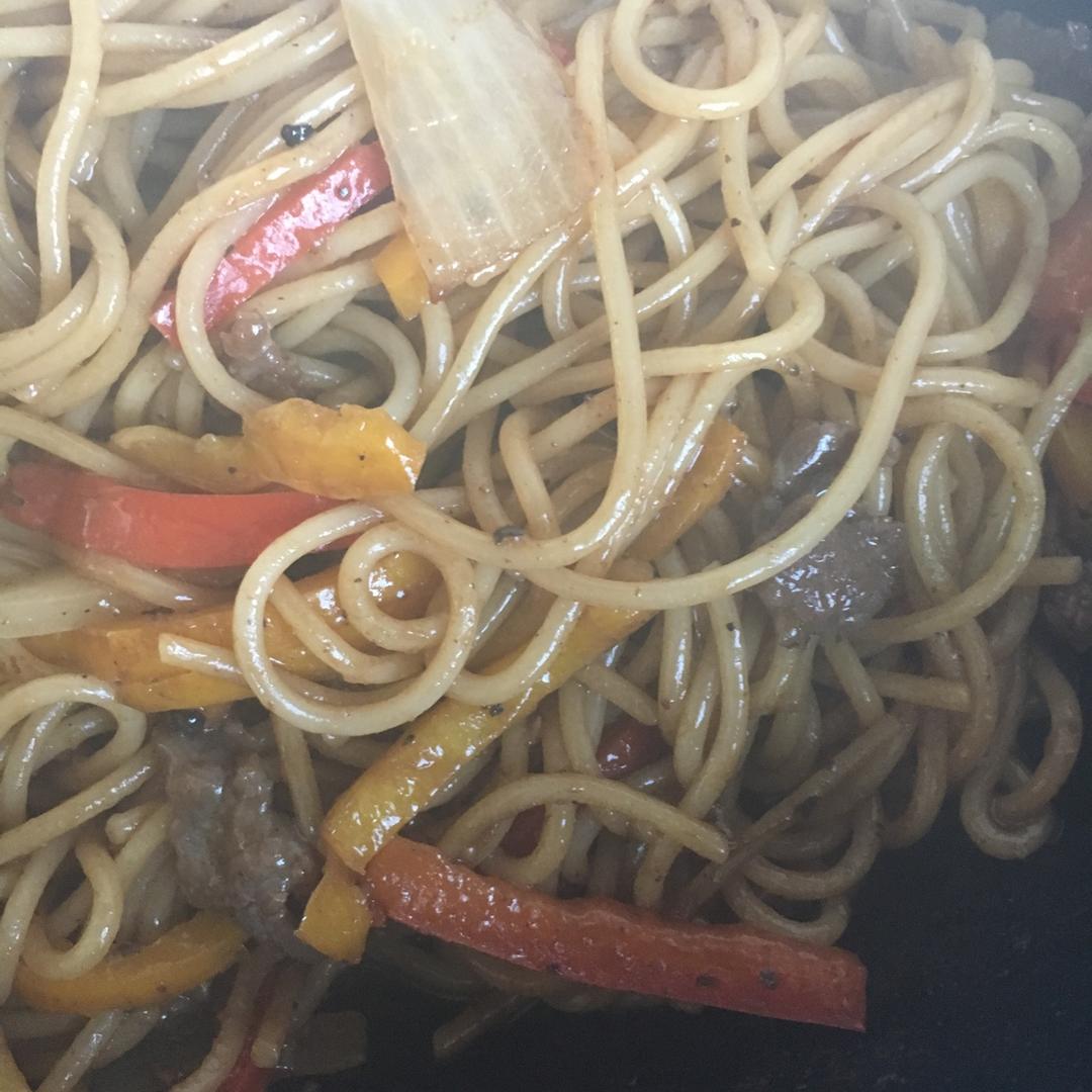 黑椒牛柳意面