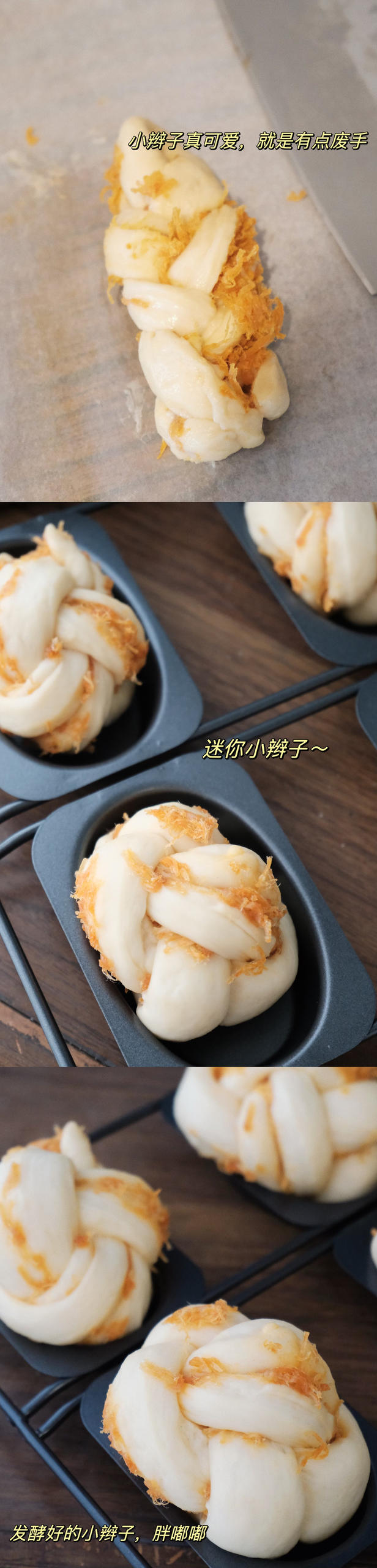 放3天依然柔软‼️手撕肉松小吐司｜汤种法