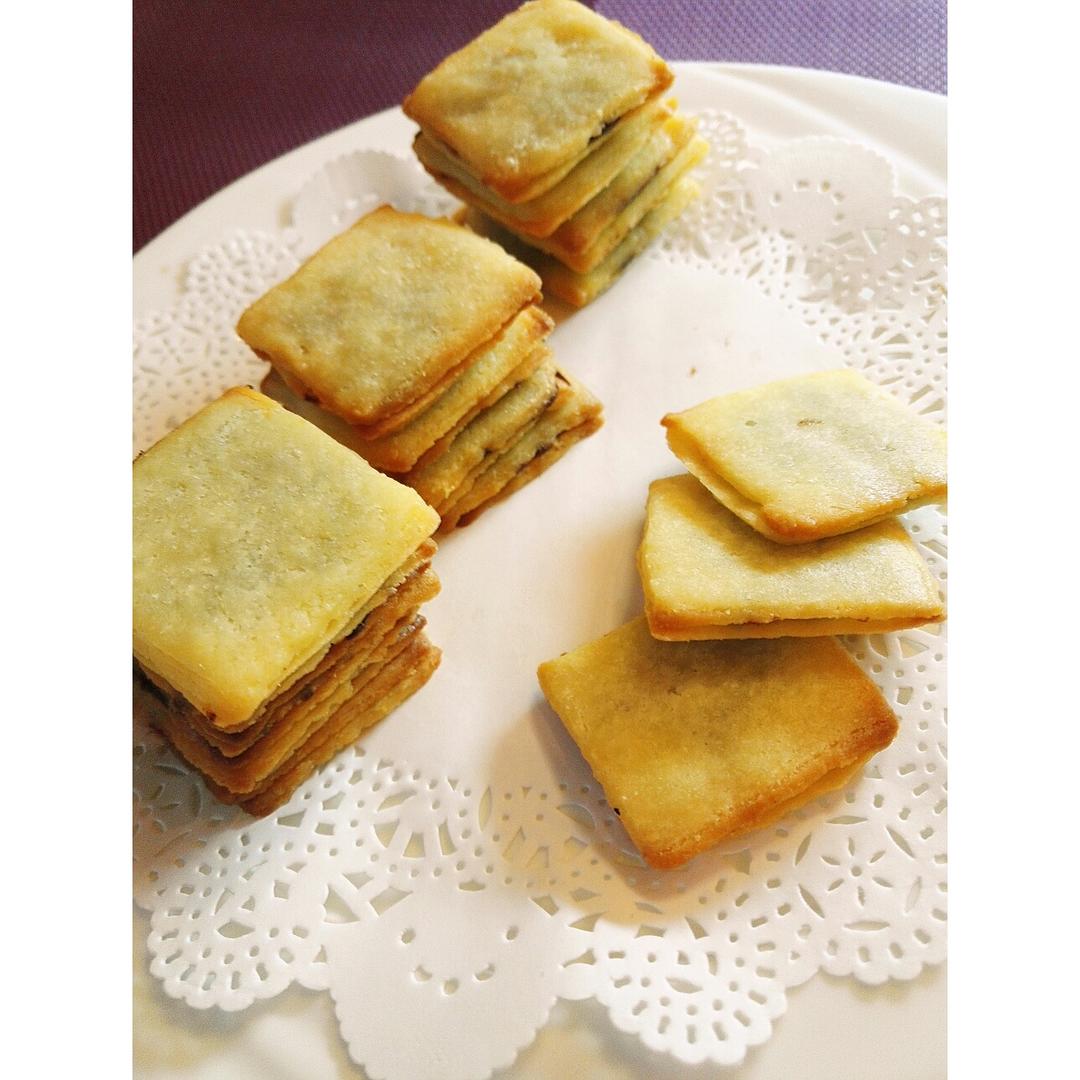 抹茶，白巧双味恋人饼干