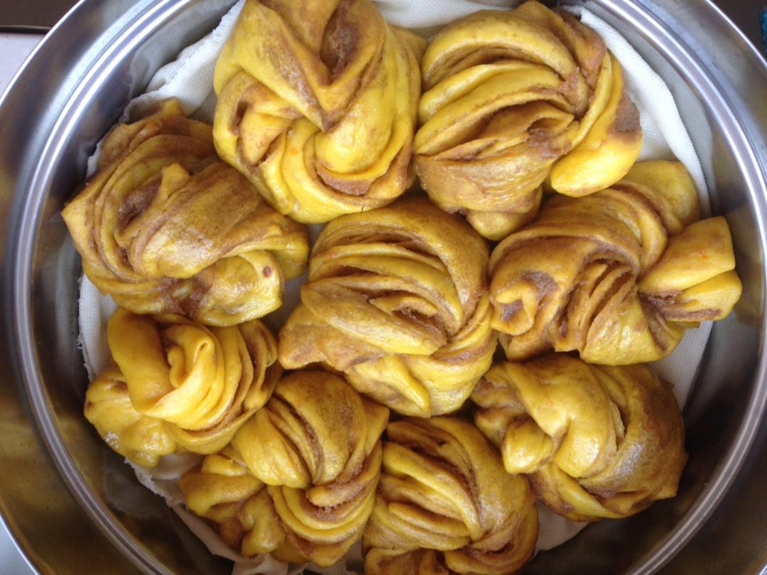 堂妈教你做麻酱黑芝麻花卷