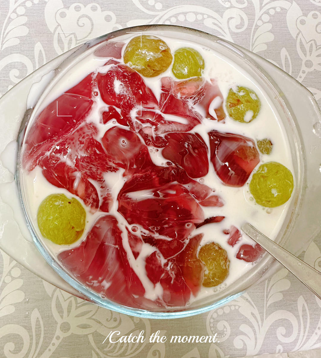 多肉葡萄冻撞奶🍇-「简单做法」0失败
