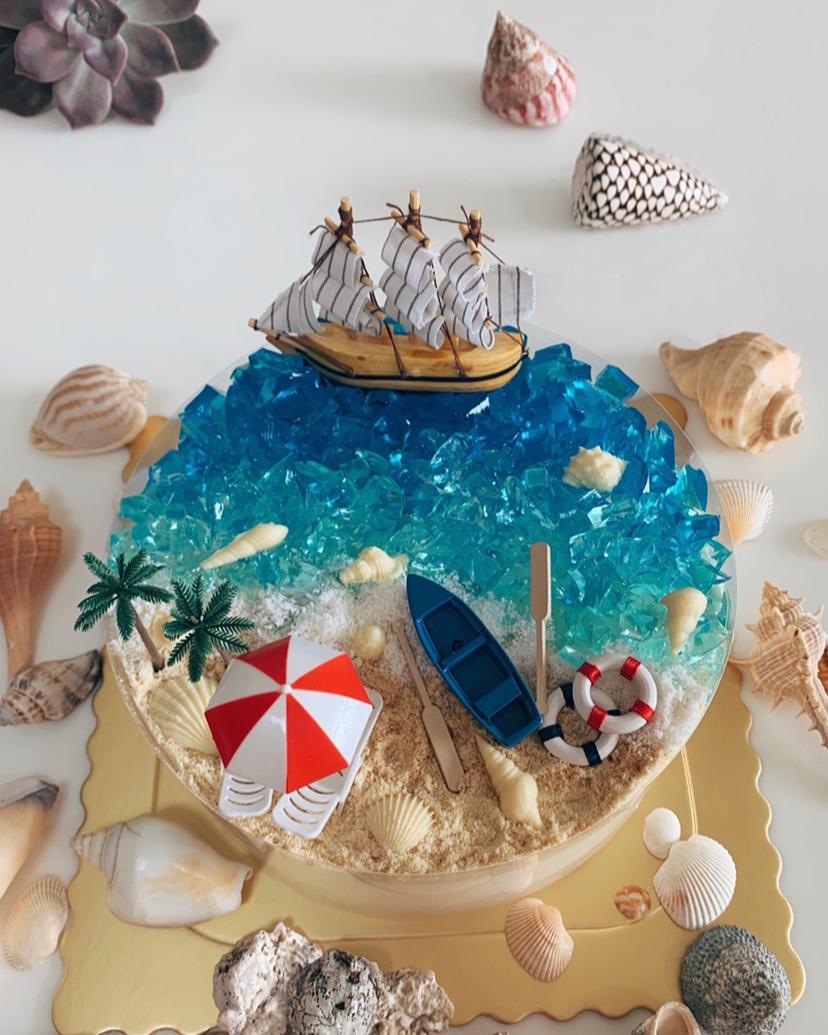 海洋酸奶慕斯蛋糕