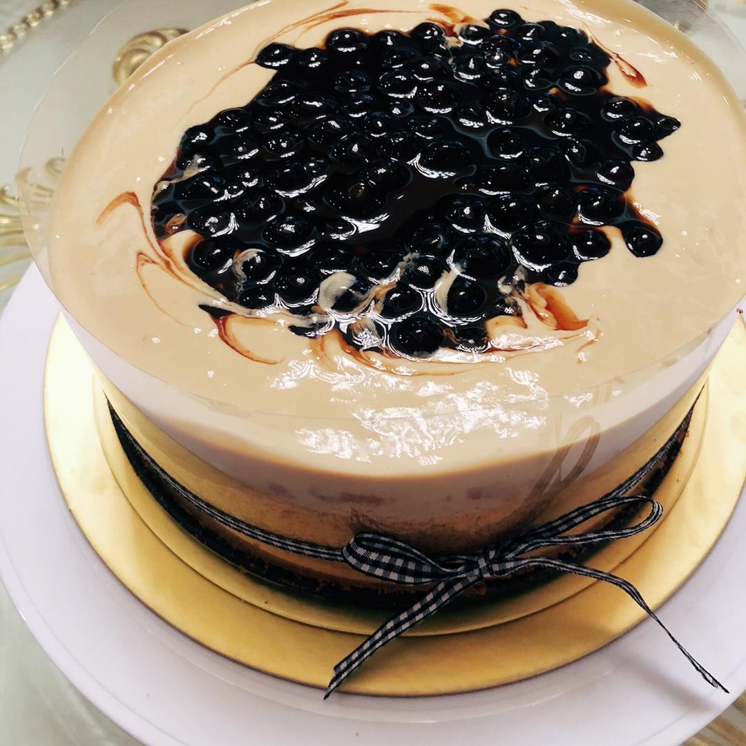 爆浆系列第一辑：黑糖珍珠奶茶蛋糕