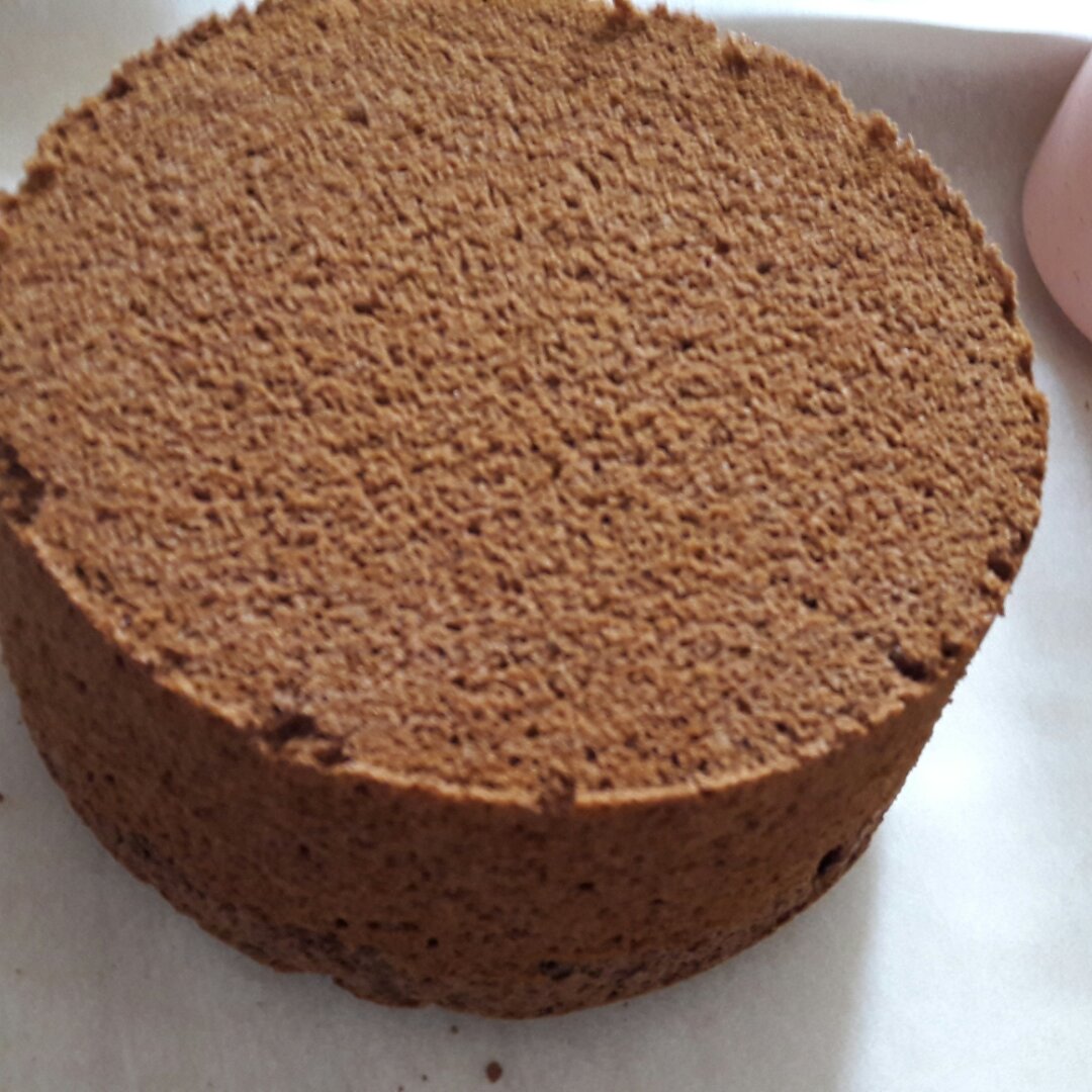 摩卡戚风裸蛋糕