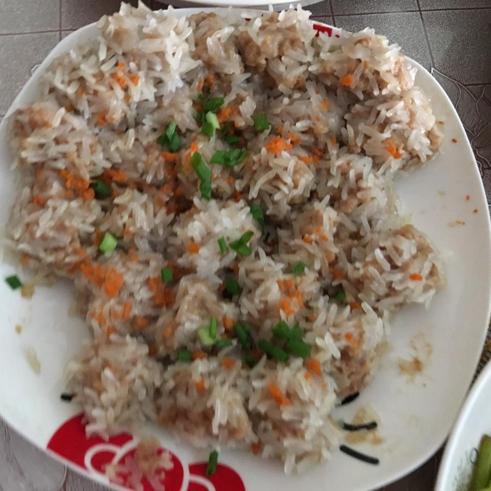 水晶糯米肉丸子