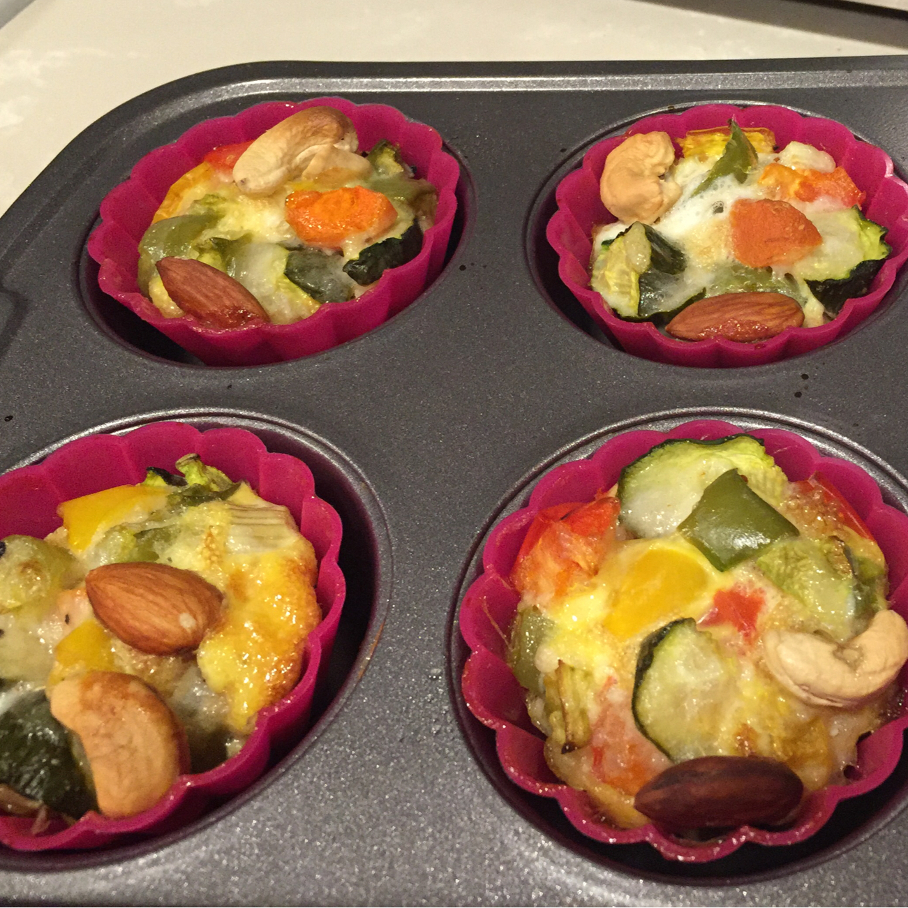 早餐鸡蛋杯cupcake Frittata