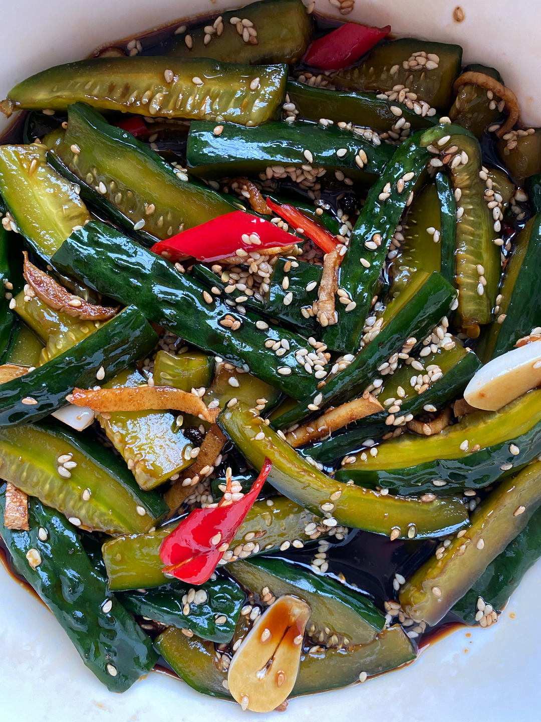 腌黄瓜（非常好吃的咸菜）