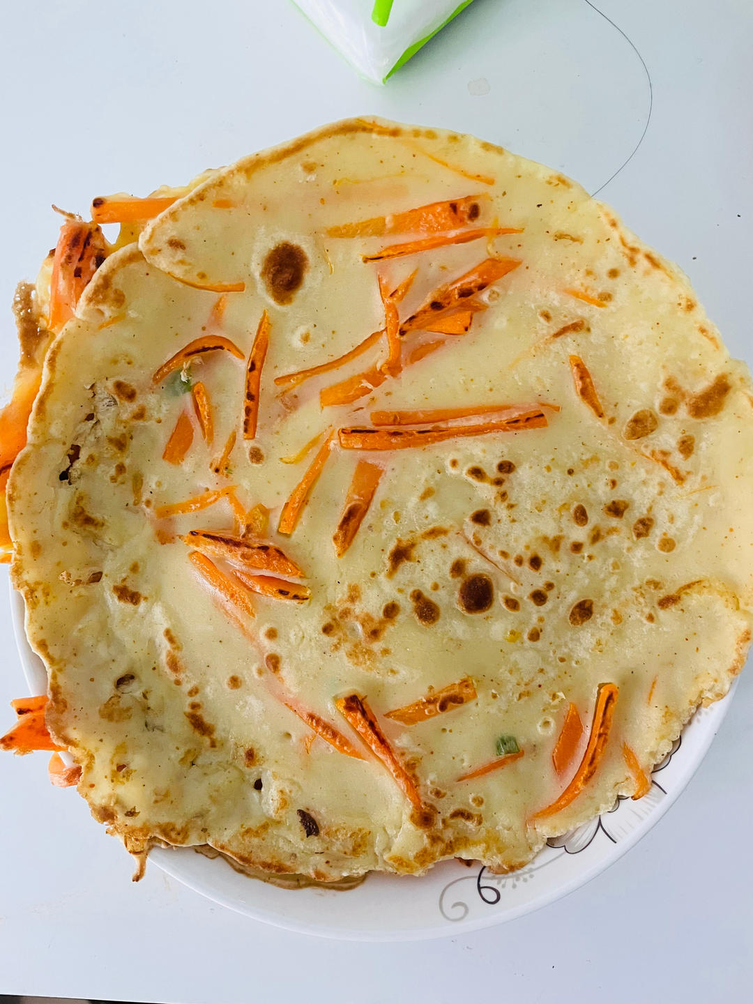 营养早餐 胡萝卜鸡蛋饼