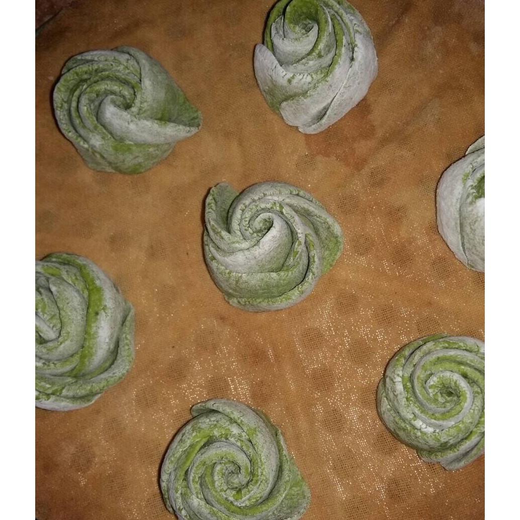 红曲玫瑰花馒头