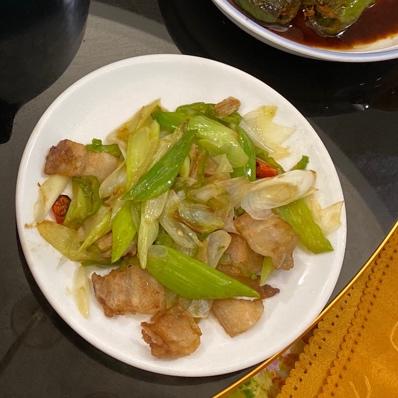 大葱炒肉