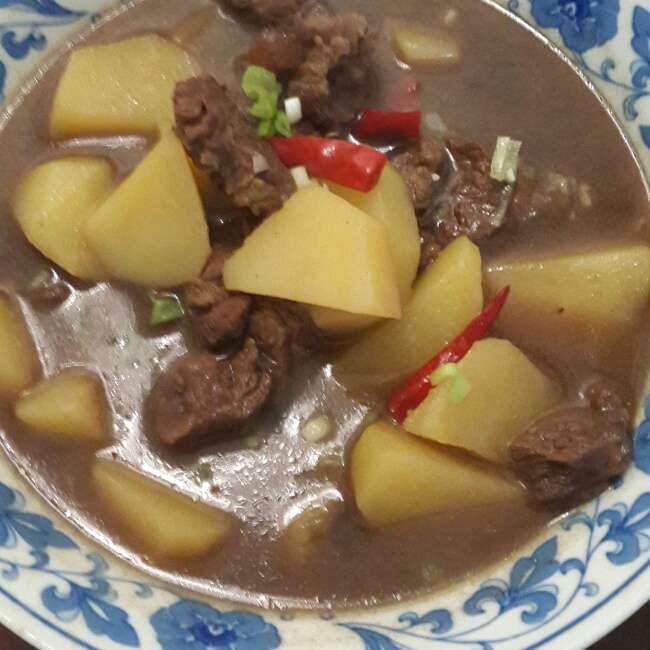 土豆烧牛肉