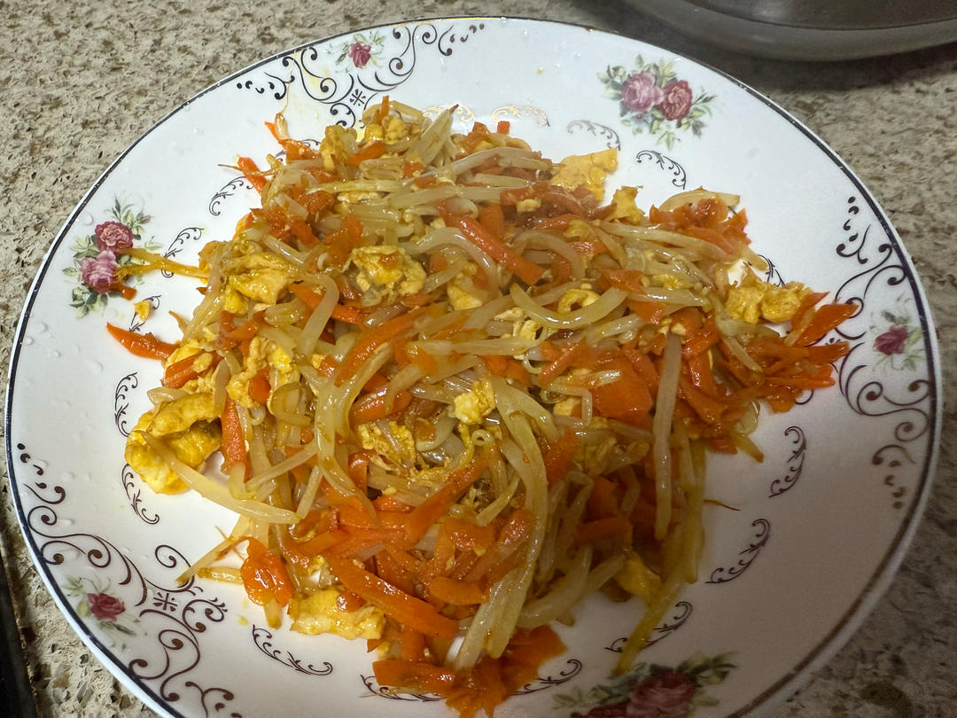 素炒豆芽菜