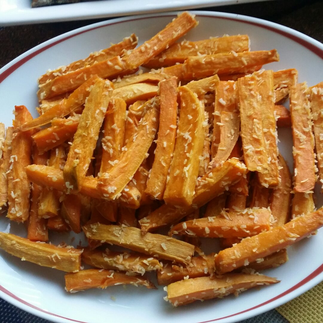 【健身厨男】椰香红薯条
