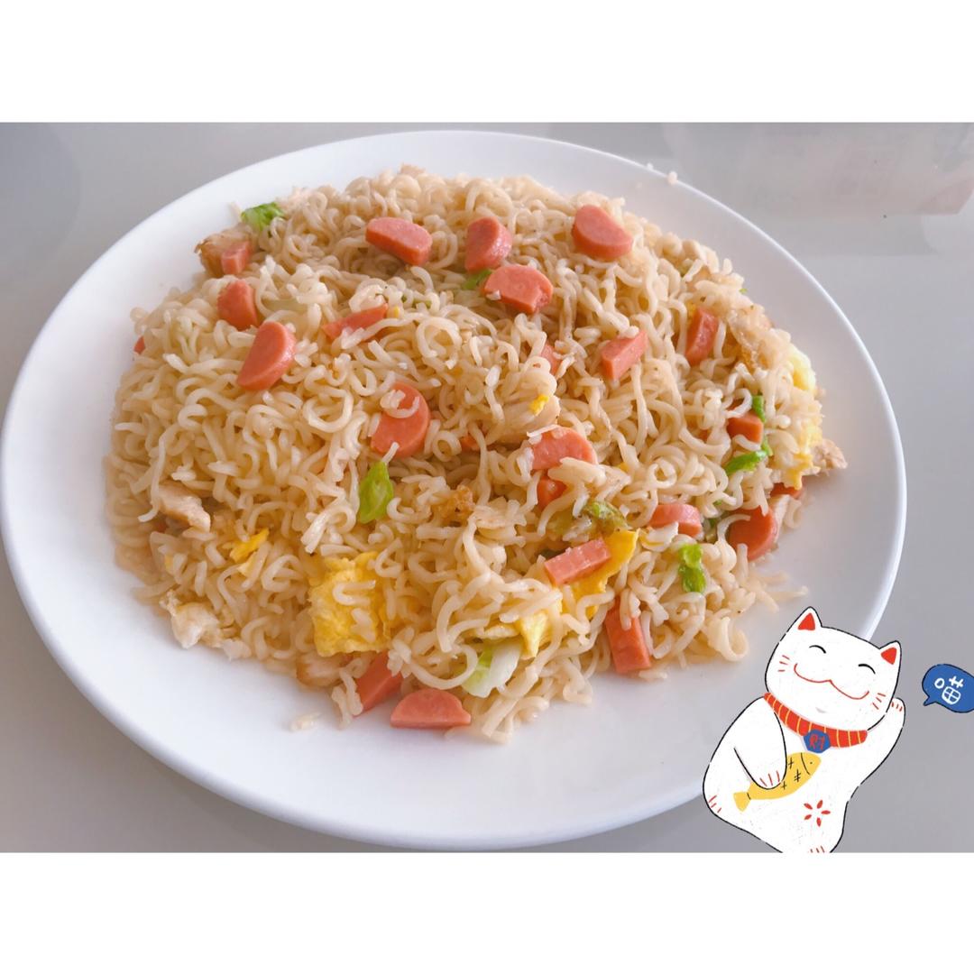 炒方便面