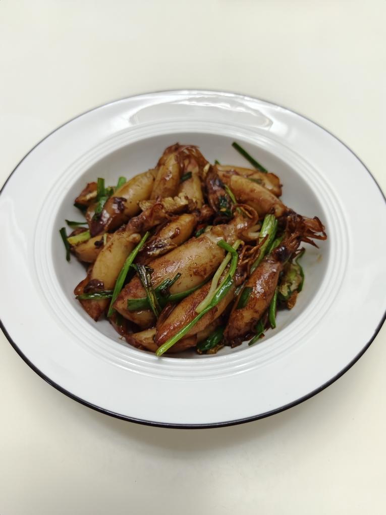 葱香笔塔鱼的做法