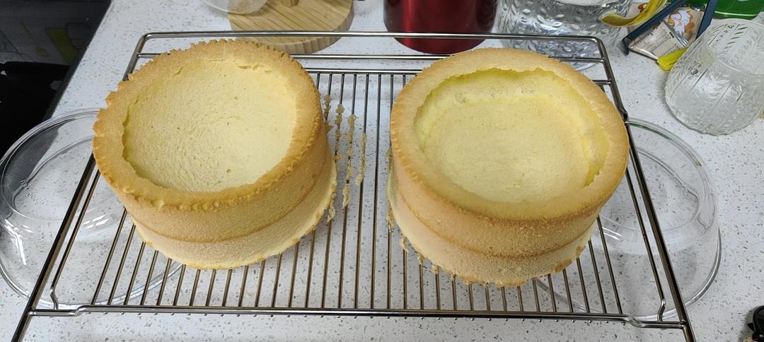 超柔软6寸戚风蛋糕(附8寸配方)零失败 超详细‼️含操作视频