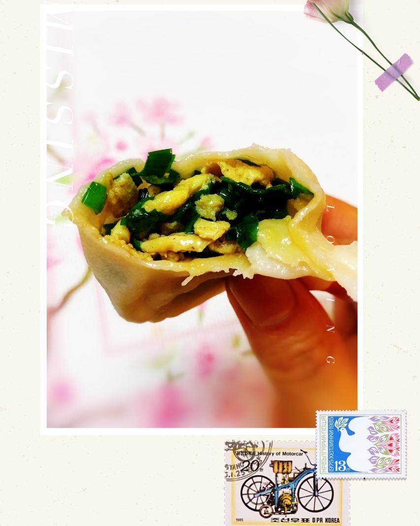 快手韭菜鸡蛋饺子韭菜不出水操作