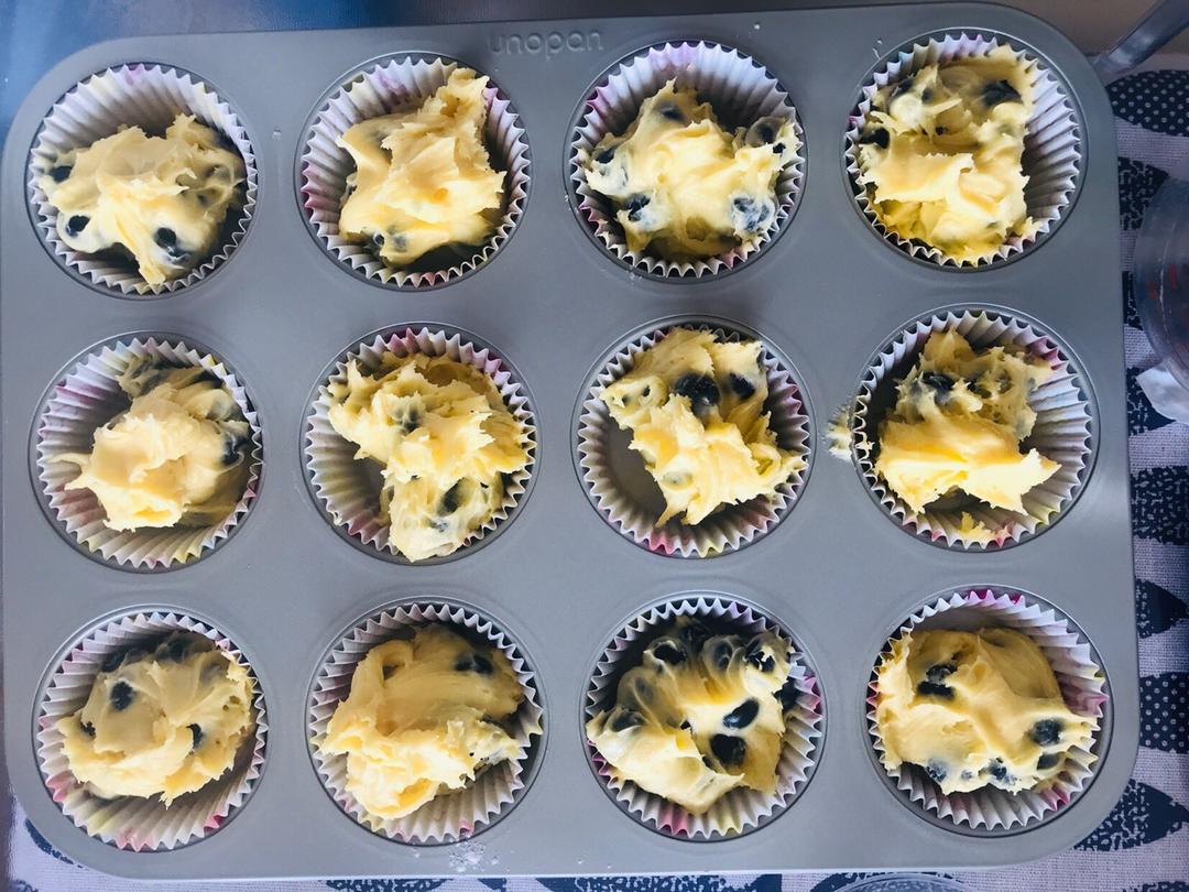 蓝莓玛芬蛋糕 Blueberry Muffin