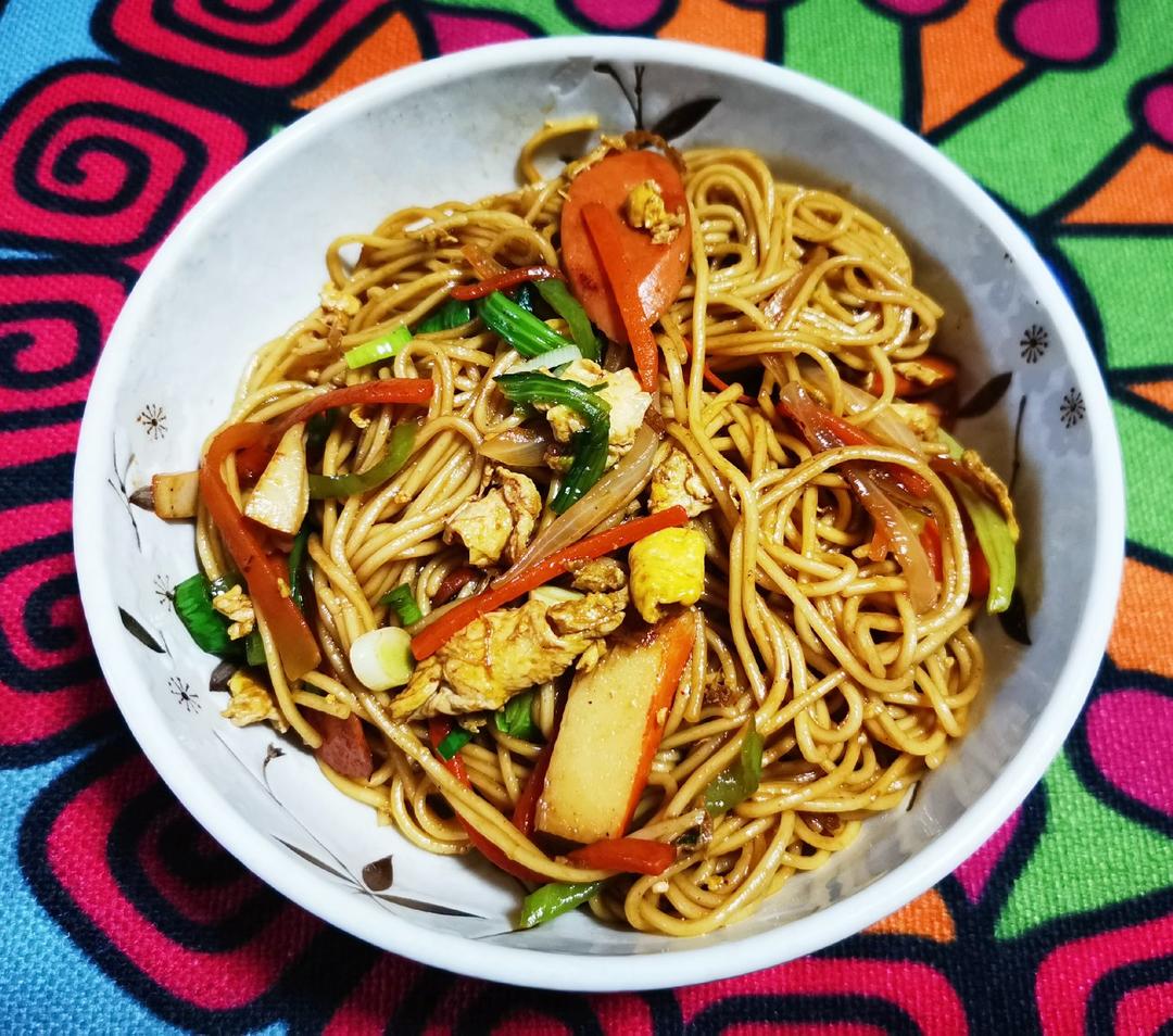 🍜最简单最好吃的家常炒面