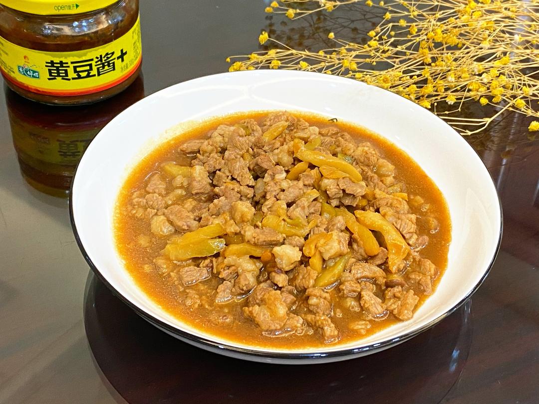 下饭菜——榨菜焖肉末