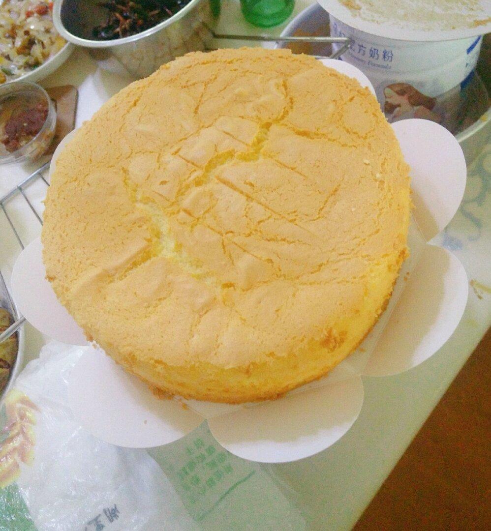 视频菜谱:原味戚风蛋糕8寸戚风蛋糕不裂