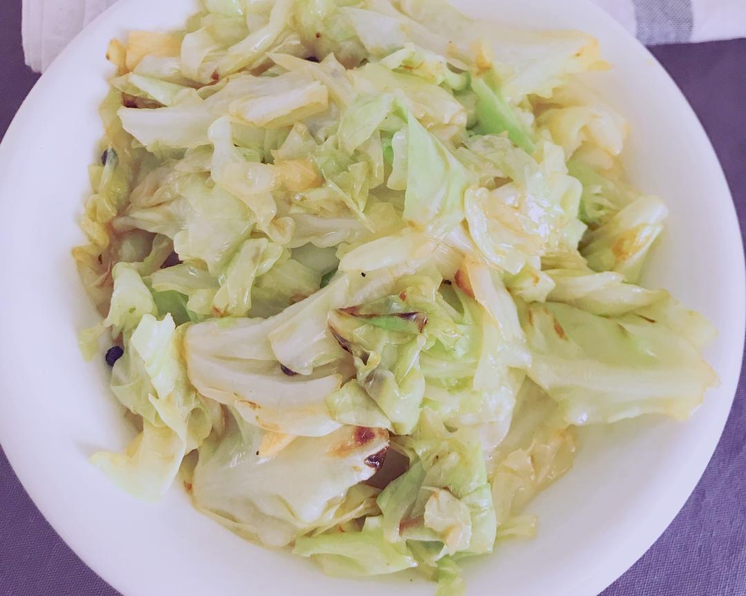清炒平包菜的做法