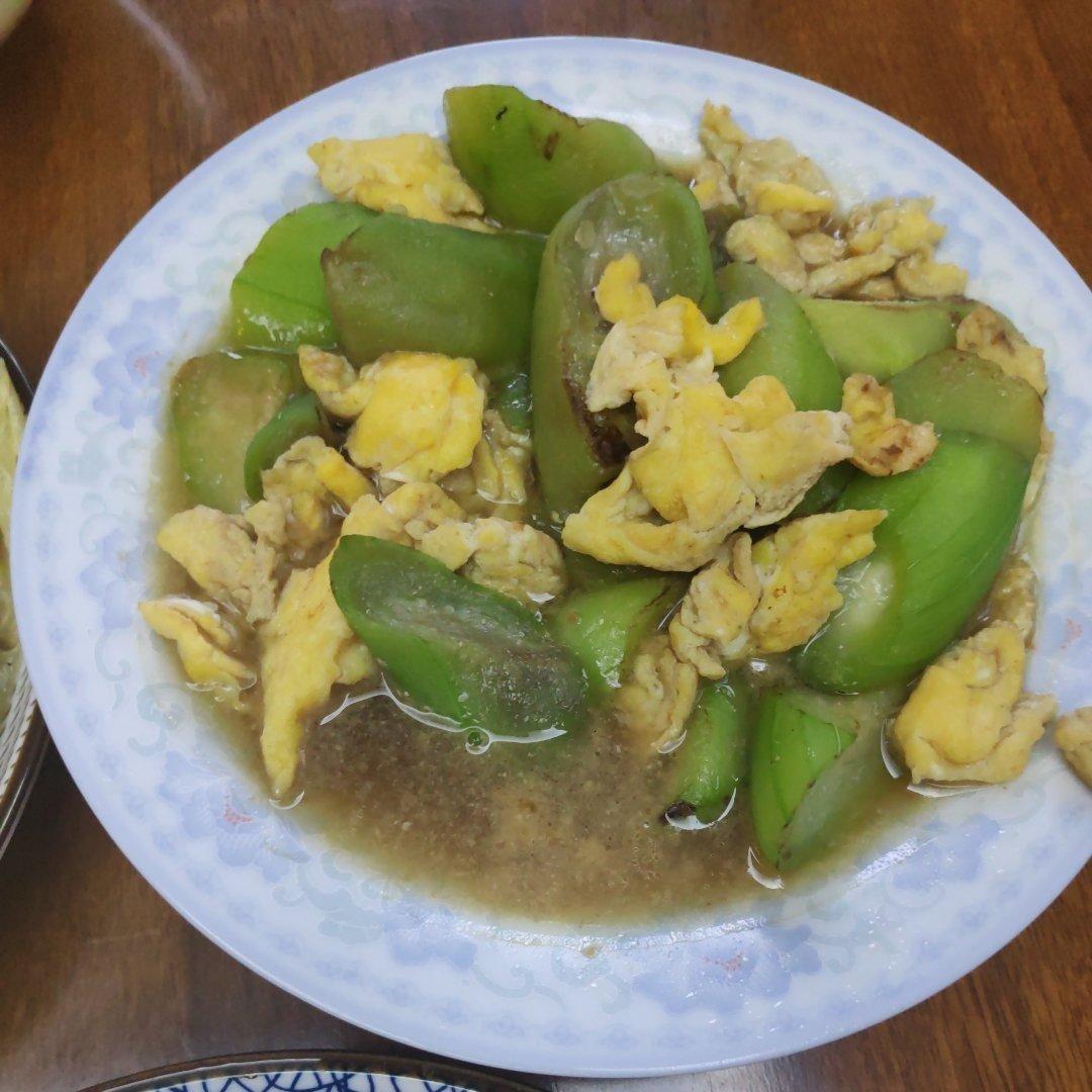 丝瓜炒蛋