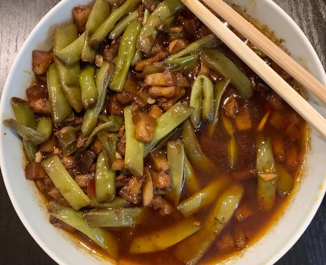 四季豆烧肉(小美版)的做法