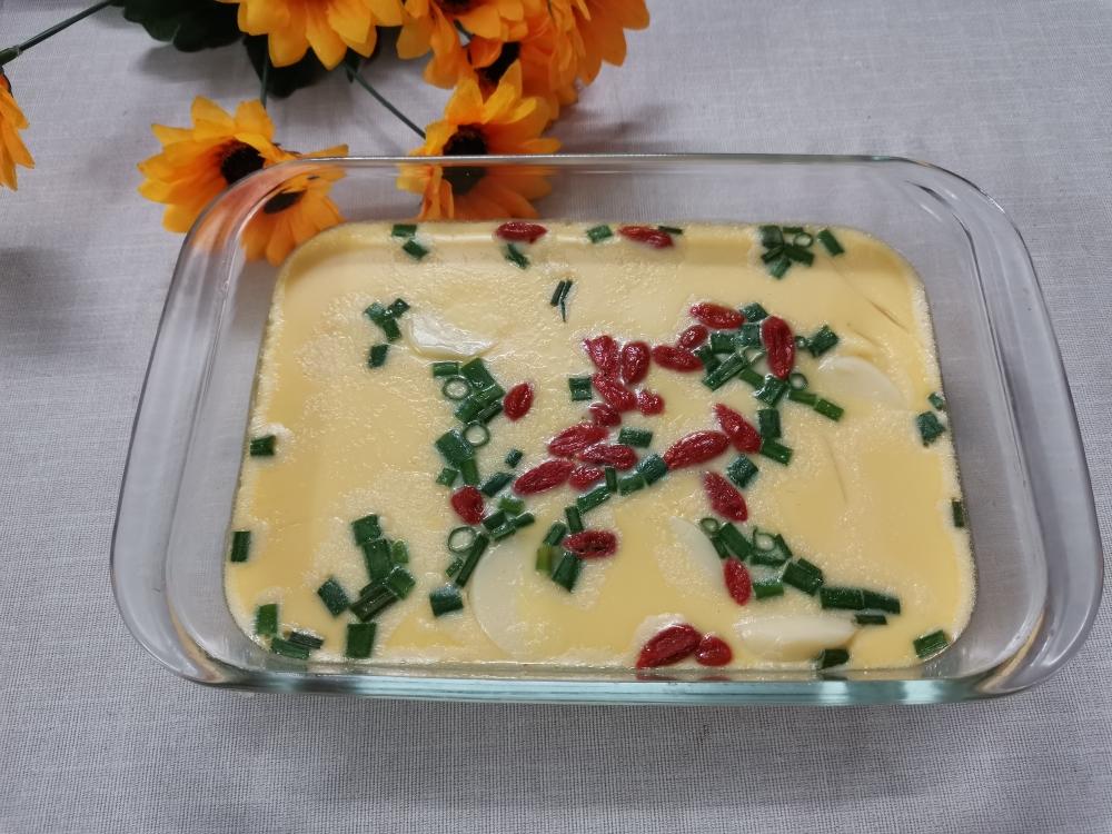 美如芙蓉的蒸鸡蛋的做法