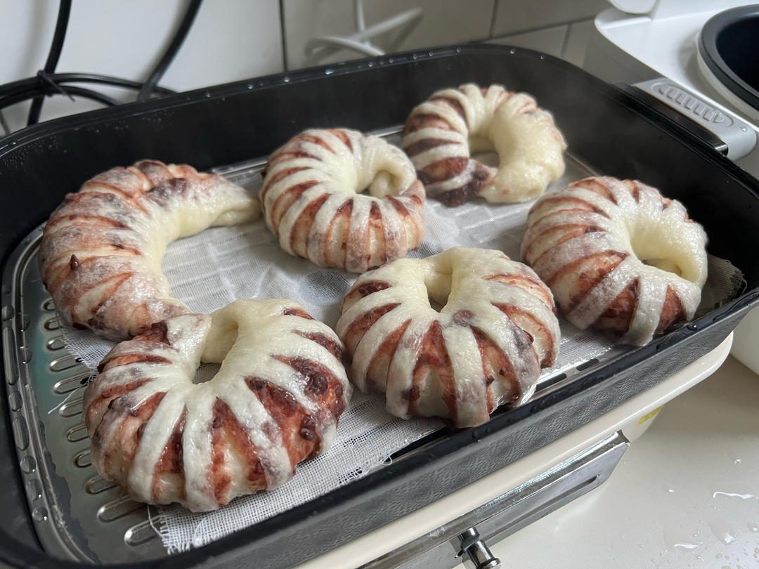 小灯笼豆沙卷 豆沙包 超治愈 一次醒发 附整形细节视频