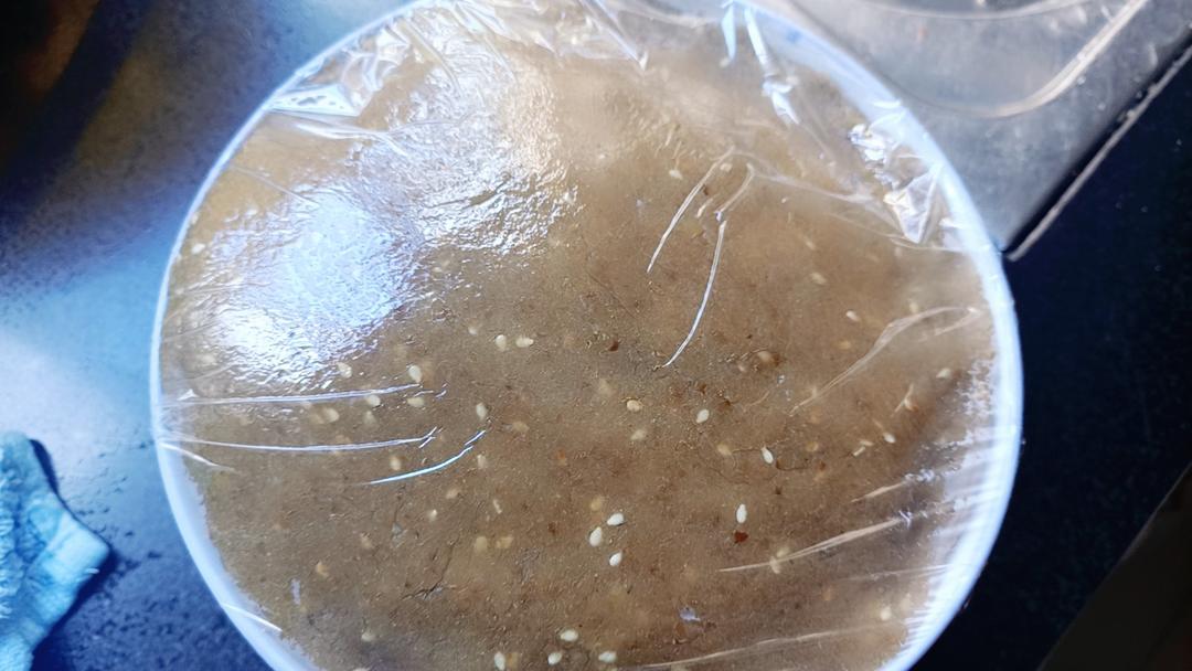 金沙板栗麻薯肉松酥皮月饼（霸王酥）