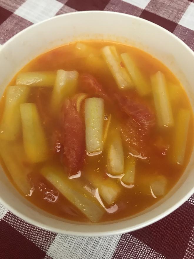 西红柿瓠子汤的做法