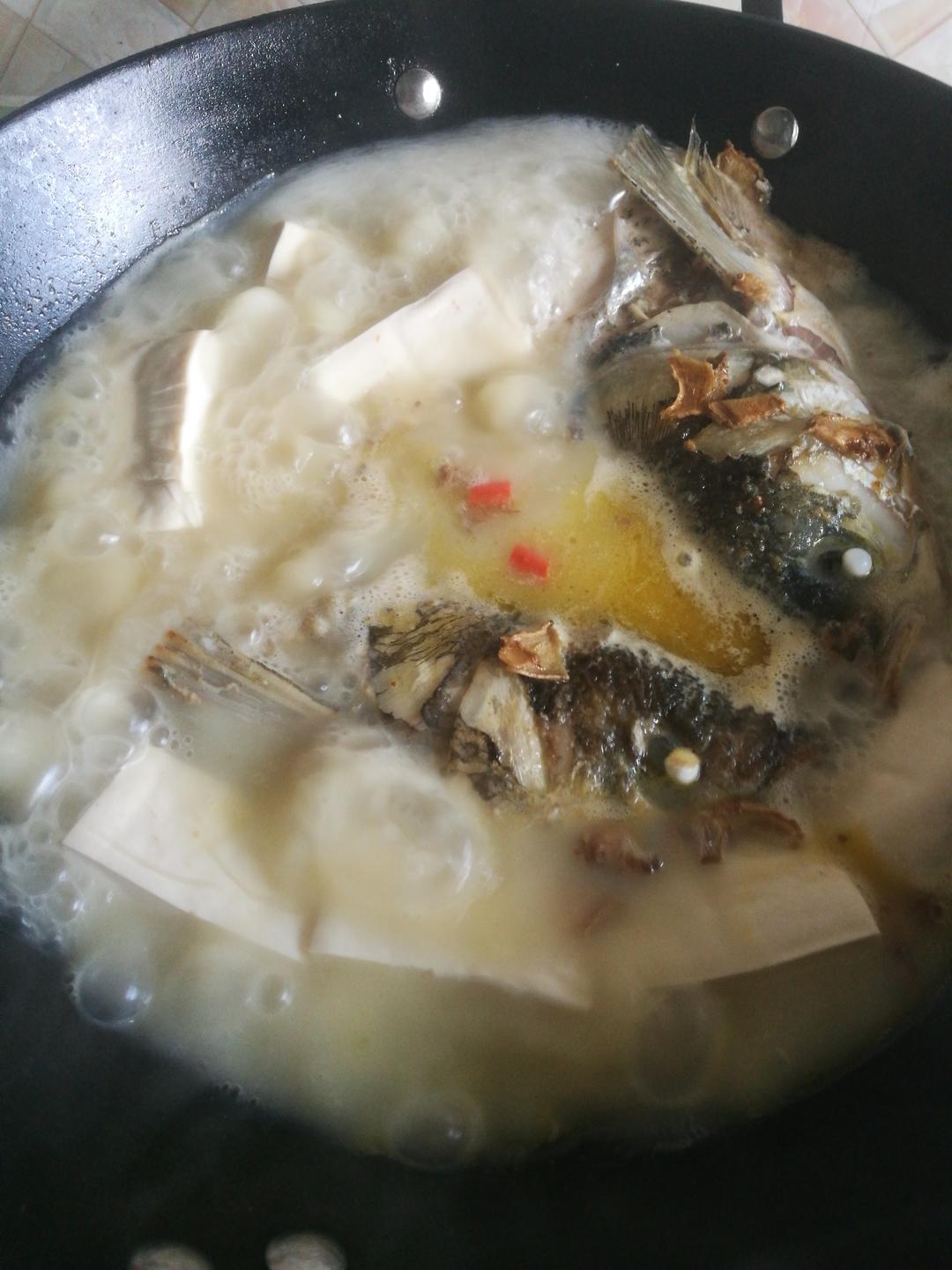 小小的天空_h9e2做的鱼头豆腐汤