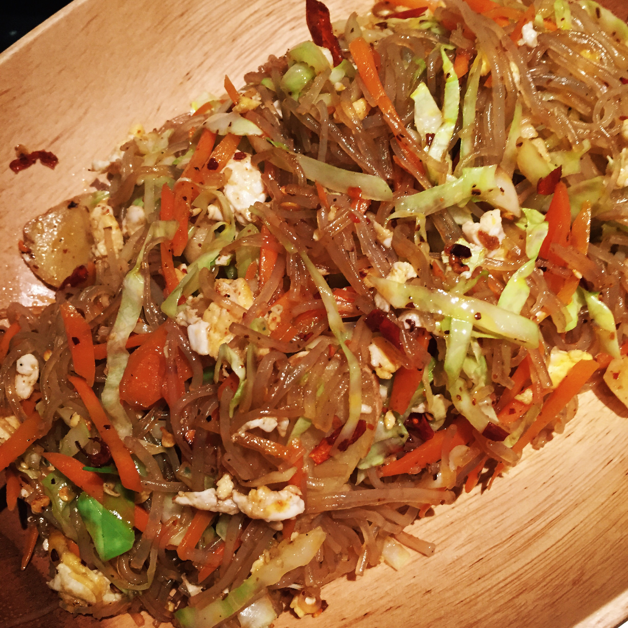 卷心菜炒粉丝 Glass noodles with Cabbage