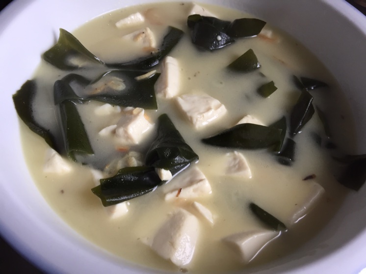 虾米海带豆腐汤